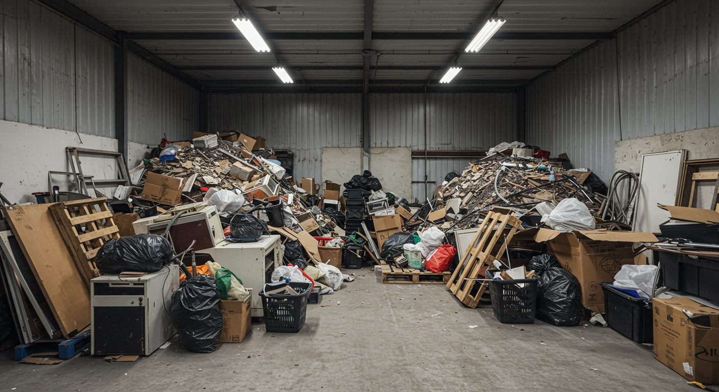 Completed commercial junk cleanup